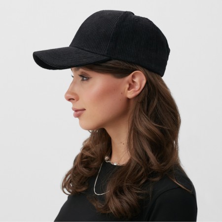 Minaku baseball cap, black color, size 56-58-1