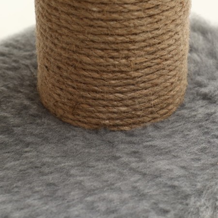 Complex for cats with a claw, collapsible, with a site, 56 x 42 x 90 cm, gray-4