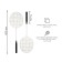 ONLYTOP Badminton Set: 2 rackets, Volan, in the grid, Mix colors