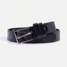 Belt, width 2.5 cm, screw, black color