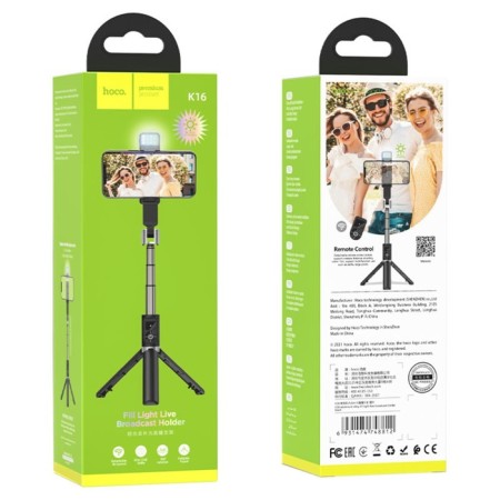 Monoprolling hoco k16, desktop, for phone, 80 cm, black-6