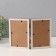 Photo frame Plastic in 2 photos 10x15 cm "The wavy line on silver"