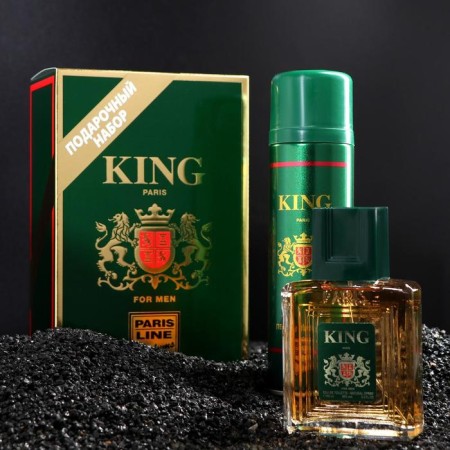 Gift set for men: toilet water King+shaving foam