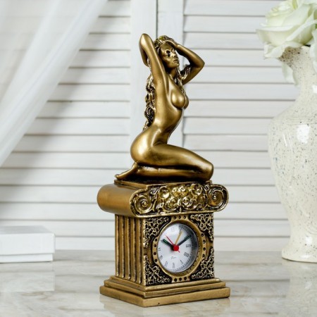 Table hours "Erato", color gold, 26x11.5x7.5 cm-1