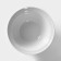Porcelain plate "idyll", 550 ml, d = 17 cm, white