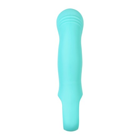 Willy Eromantica double stimulation vibrator, 12 cm, silicone, mint color-1