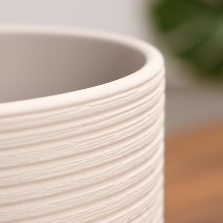 Flower Pot "Vine" White Boulers No. 3, 2.9 liters-2