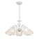 Suspended chandelier Citilux "Latur" CL413250, 36x33 cm, 5x75W, e27, white color