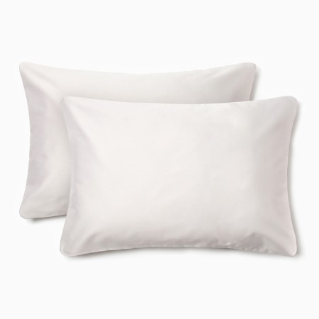 Pillow Pillowcase Etheel Beige Flowers, 50x70 cm - 2 pcs., Maco -Satin 114g/m2