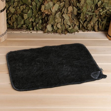 Set of bath "Male" portfolio 5 items, gray, with embroidery-4
