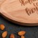 Menija wooden "Live with taste", 24 cm