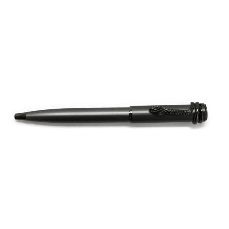 Black paste ball 1.0 mm, metal with the swivel mechanism "Snake"-4