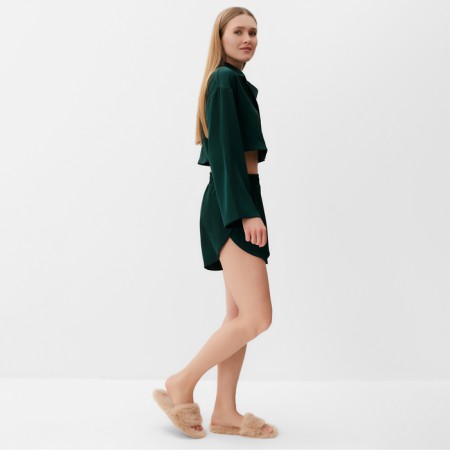 Kit (shirt, shorts) Women's Minaku: Home Collection Color Emerald, Rr. 48-3