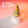 Paper cap “Happy Birthday”, candles and garlands, set of 6 pcs.