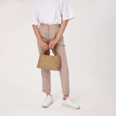 Board of lightning, long belt, beige color-10