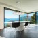 Suspended chandelier Mantra lunas, Led, 3700lm, 3000k, 1600 mm, matte white color