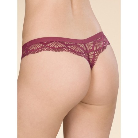 Female cowards, size 44, burgundy color-1