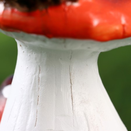 Garden figure "Hedgehog on the mushroom" 10x11x21cm-5