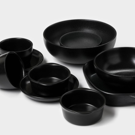 Ceramic coffee magistro Carbon Ceramic Ceramic, 4 items: a cup of 200 ml, a saucer d = 14.5 cm-13