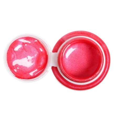 Acrylic pearl paint 20 ml, Wizzart Pearl, red, frost -resistant-1