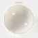 Porcelain shade “Milky Way”, 1.4 l, d = 22 cm, white color in specking