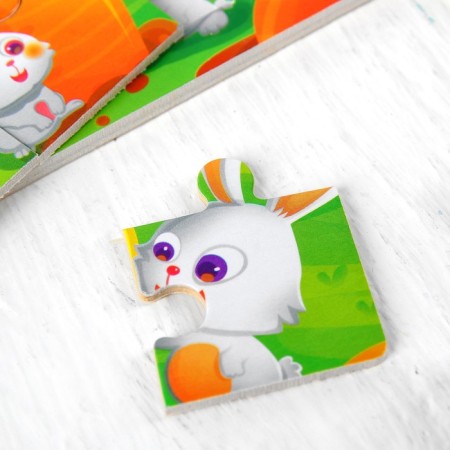 Puzzle "Bunny" 12 elements, 0.4 × 14.5 × 11 cm-2