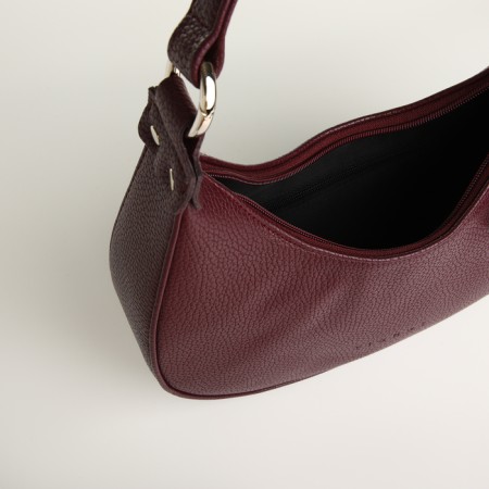 Women's bag with lightning, burgundy color-3