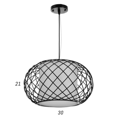 Lamp Bayerlux 1398/1bk E27 40W Black 40x40x23 cm