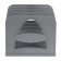 Top for magazines and papers (sorter) Istanm, team, 4 departments, gray