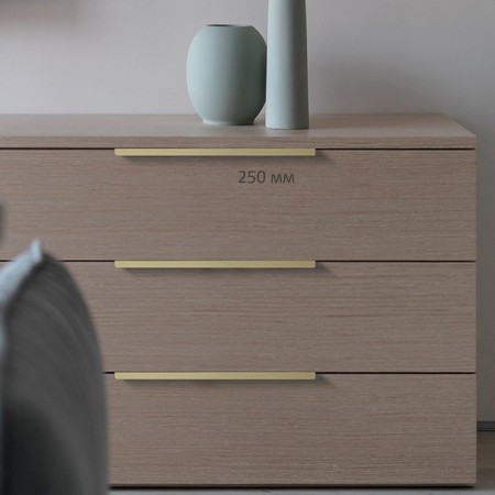 Handle Cappio RT001au, l = 250, m/o 192, color satin gold-2