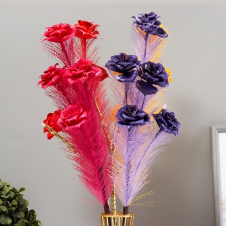 Nightlight "Flower bouquet" LED 19x19x48 cm-4