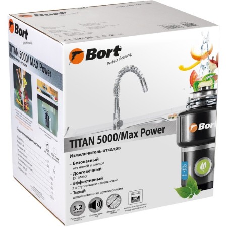 Bort Titan 5000, 560 W, 3 steps, 5.2 kg/min, 90 mm, black, black-5