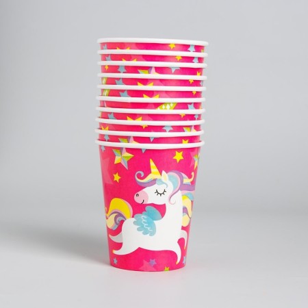 A single-single-paper glass "Unicorn-Malysh", 250 ml-1