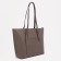 David Jones zipper bag, external pocket, beige/brown
