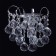 Bra "Pearls" 1x60W E14 chrome 21x22x15cm