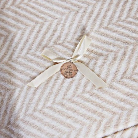 Florence bedspread, size 220x240 cm, beige color-8