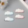 Decor for creativity wood, plastic "Sleeping cloud" Mirror set 2 pcs 5.3x2.6 cm mix