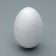 Foam egg - workpiece, 9 cm