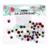 Glue -based eyes, set 66 pcs., Size - 1 cm