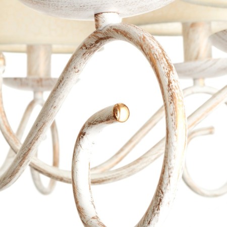 Jema chandelier 8x40W E14 Patinated gold 68x68x65 cm Bayerlux-8