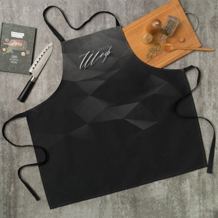 Apron "Ethel" chef 73x71 cm, 100% cotton, sarzha 190 g/m2-3