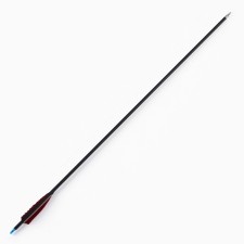 Arrow for onions, carbon, black, plumage - red, 80 cm