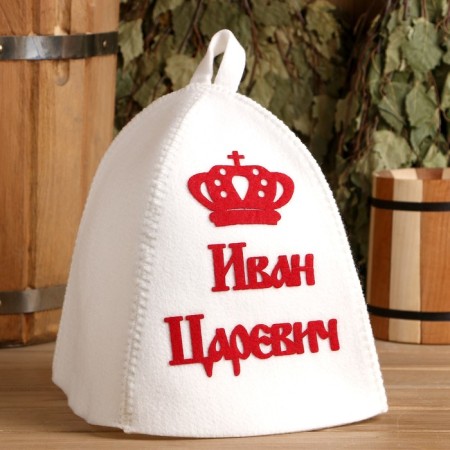 Bath cap with applique "Ivan Tsarevich"