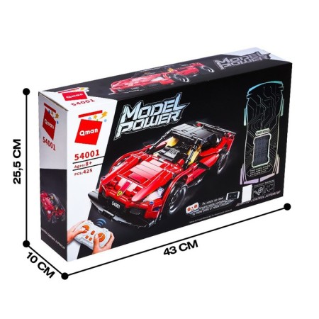 Constructor Racing QMAN Model Power on Radio Management, 425 parts, 8+-3