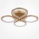 Lamp "Galaxy" 033700 LED 100W gold 57x57x7.5cm