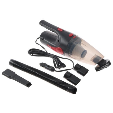 Vacuum cleaner car Cartage, 5 nozzles, 140 watts, 12 V, black