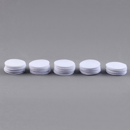 Fetir wheels for creativity and decor "circles", 250 pcs., Size 1 pc. - 3.5 cm, white color-1