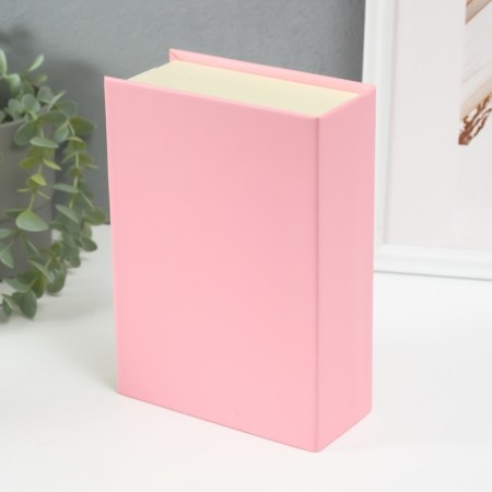 Casket to the leatherette for jewelry "Magic Book" Pink 15.5x21.5x7 cm-4
