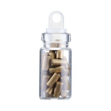 Flint for gasoline lighters, a set of 30 pieces in a bottle, D-2.2 mm, L-5 mm-1