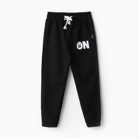 Pants for a boy, black color/on, height 98-104cm-4